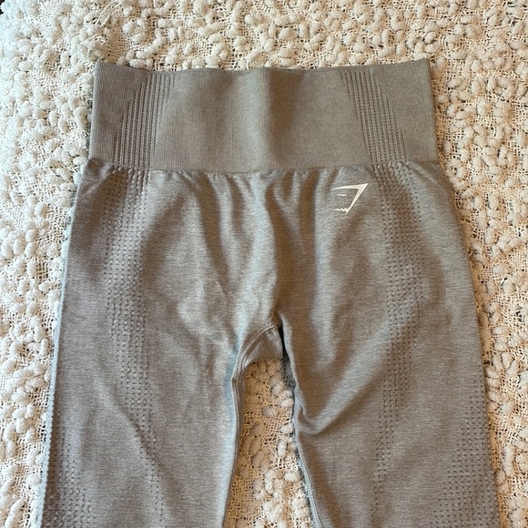 Gymshark Vital Seamless Leggings - Light Grey Marl, size Small - Picture 2 of 4